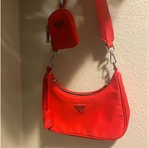 Prada red purse (yes it’s real)